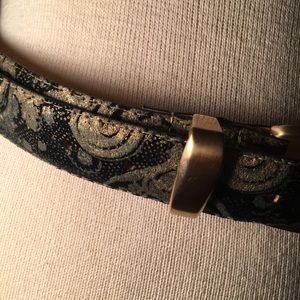 Gold Print Belt